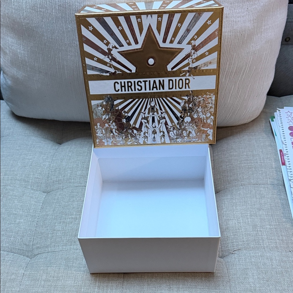 Dior Gold and White Decorative Box